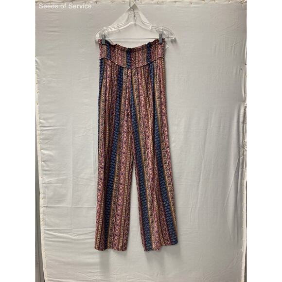 Multicolor High Rise Pull On Harem Pants Womens S - Picture 2 of 6